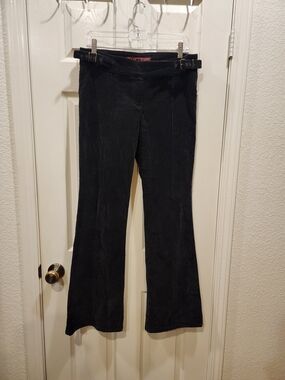 Black Boot Cut Corduroy Pants, Size 7